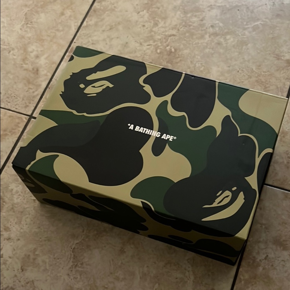 A Bathing Ape Camouflage Shoe Box